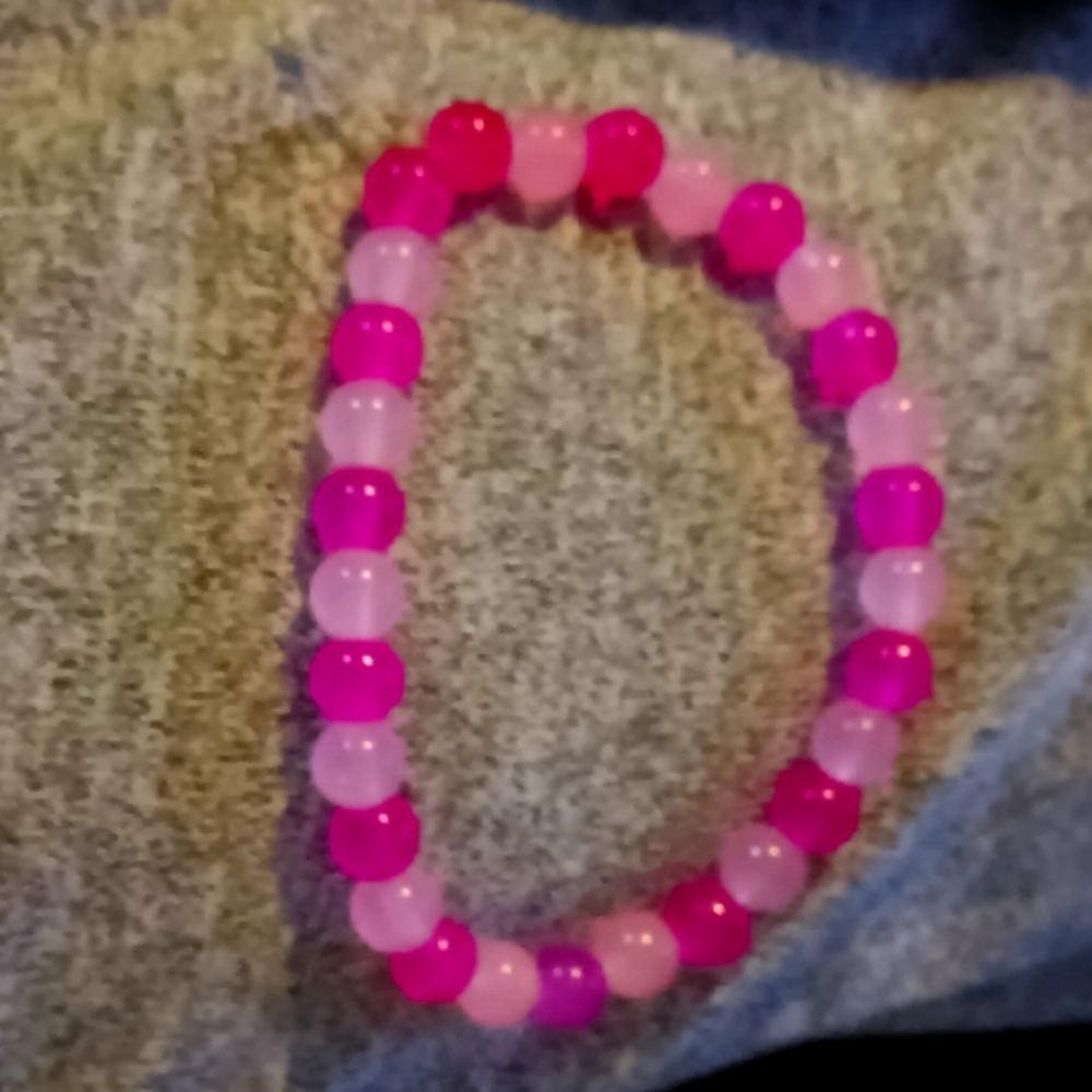 Pink 🩷 cotton candy bracelet